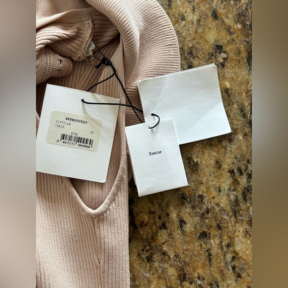 NWT Sandro Tilla Knit Dress in Nude - size US 4 - Picture 10 of 13